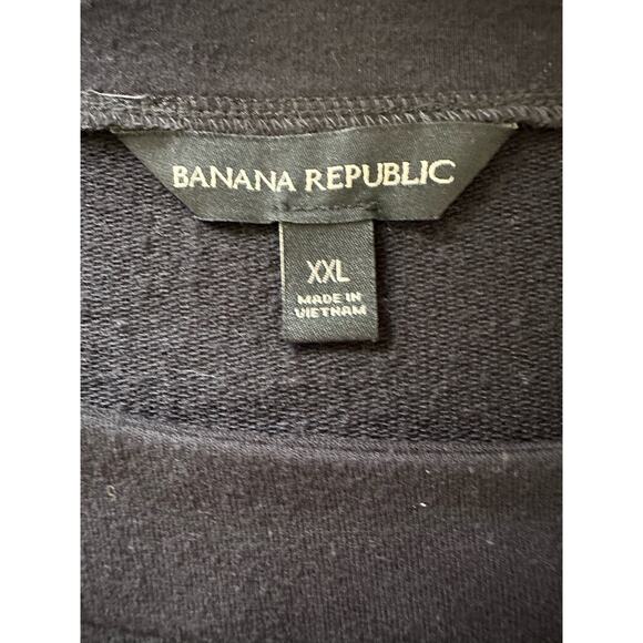Banana Republic Sweater Women's XXL Black Scoop Neck Minimalist Winter Capsule - Picture 2 of 7